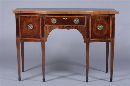 ENGLISH HEPPLEWHITE INLAID MAHOGANY