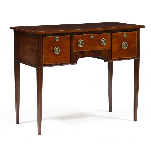 ENGLISH HEPPLEWHITE INLAID MAHOGANY