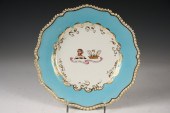 ENGLISH HERALDIC PLATE - Handp
