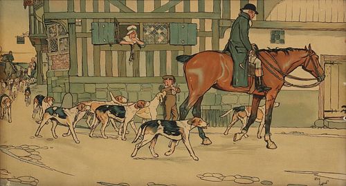 ENGLISH HUNT PRINT, CHARLES