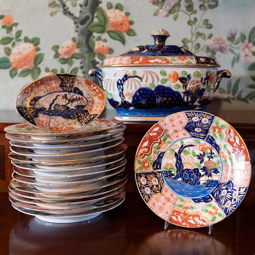 ENGLISH IMARI PORCELAIN PART