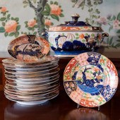 ENGLISH IMARI PORCELAIN PART S