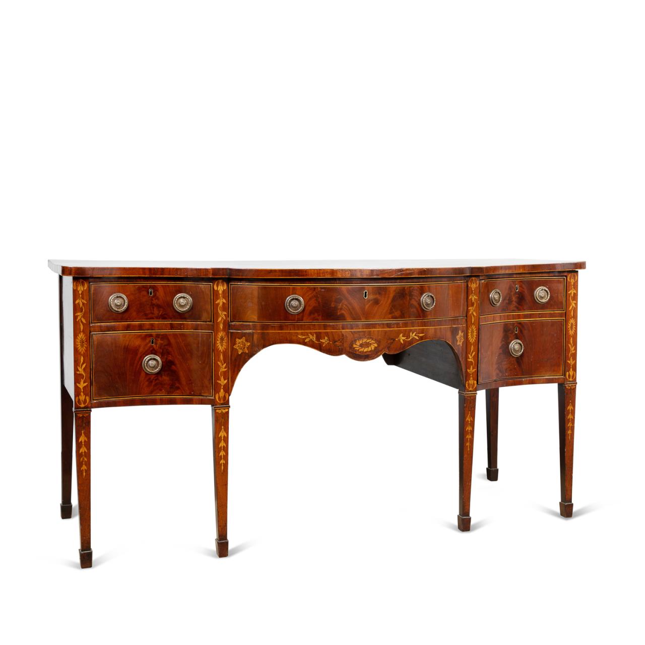 ENGLISH INLAID GEORGE III STYLE