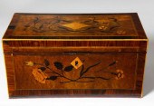 ENGLISH INLAID MAHOGANY AND RO