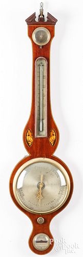 ENGLISH INLAID MAHOGANY BANJO