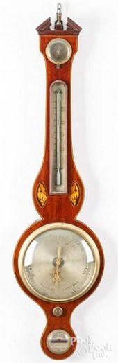 ENGLISH INLAID MAHOGANY BANJO