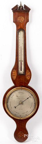 ENGLISH INLAID MAHOGANY BANJO