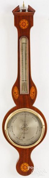 ENGLISH INLAID MAHOGANY BANJO