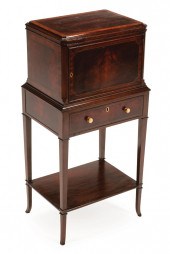 ENGLISH INLAID MAHOGANY HUMIDO