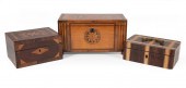 ENGLISH INLAID TEA CADDYAntiqu