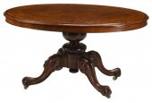 ENGLISH INLAID TILT-TOP BREAKF