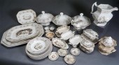 ENGLISH IRONSTONE 36-PIECE BRO
