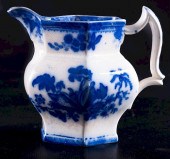 ENGLISH IRONSTONE FLOW BLUE PI