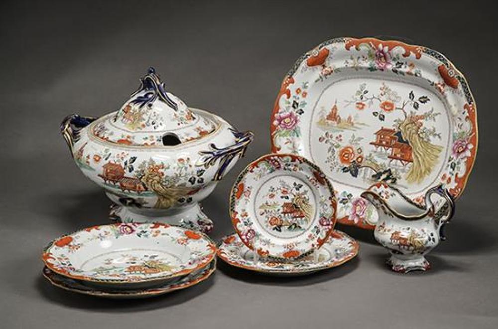 ENGLISH IRONSTONE PRINTED AND