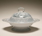 English ironstone transfer dec