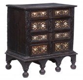 ENGLISH JACOBEAN CHEST ON STAN