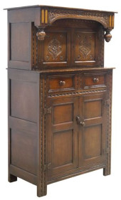 ENGLISH JACOBEAN STYLE CARVED