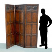 ENGLISH JACOBEAN STYLE OAK 3 P