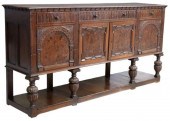 ENGLISH JACOBEAN STYLE OAK MAR