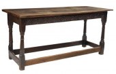 ENGLISH JACOBEAN STYLE OAK SIN