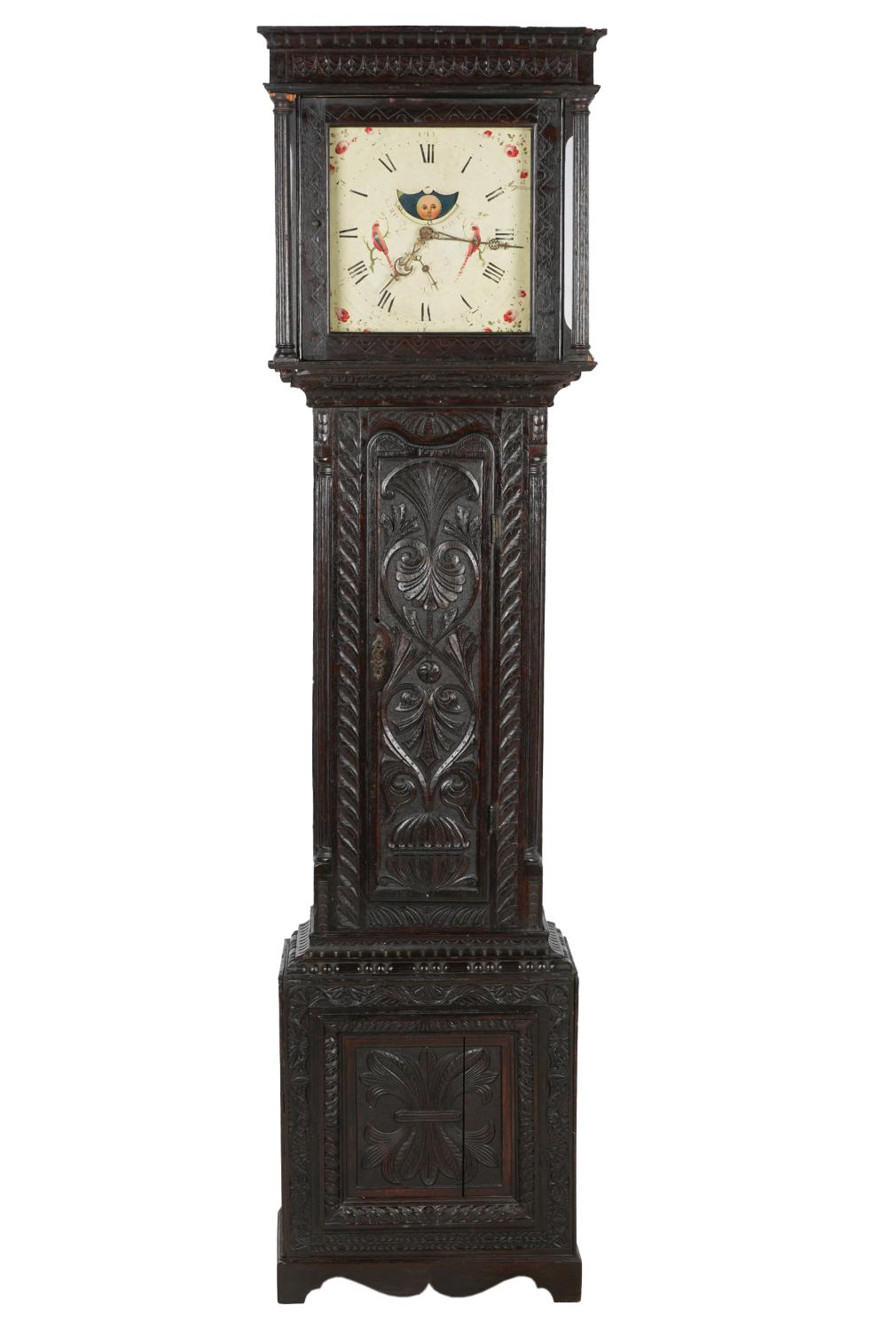 ENGLISH JACOBEAN STYLE OAK TALL