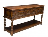 ENGLISH JACOBEAN STYLE OAK THR