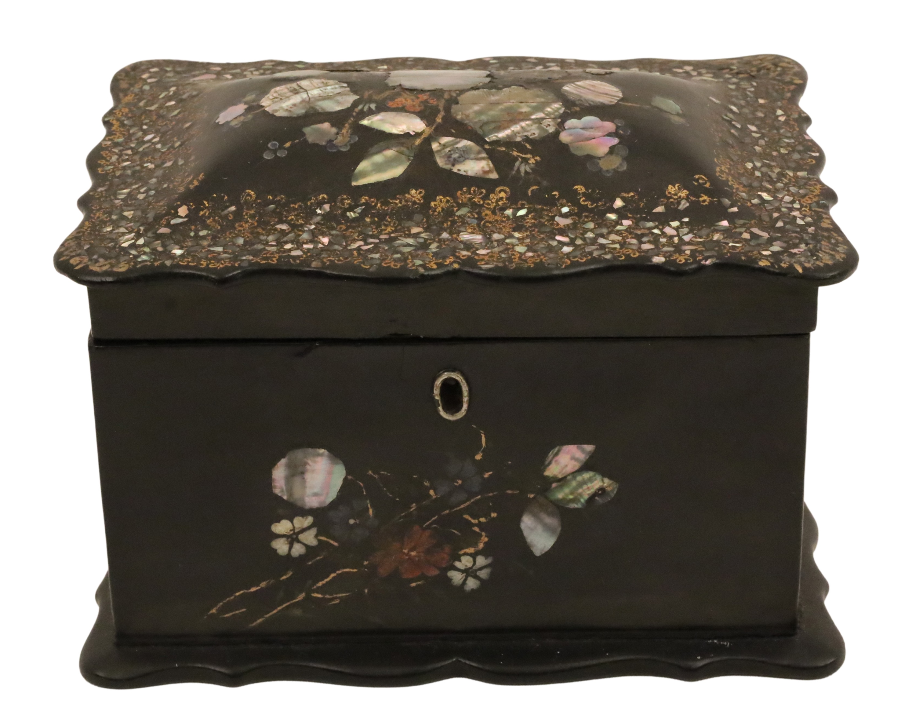 ENGLISH LACQUER AND PAPER MACHE TEA