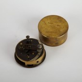 English Lacquered Brass Drum S