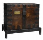 ENGLISH LAMBERT IRON-STRAPPED