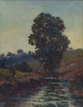 ENGLISH LANDCAPE PAINTING WITH
