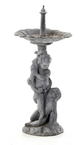 English lead sculptural fountain by