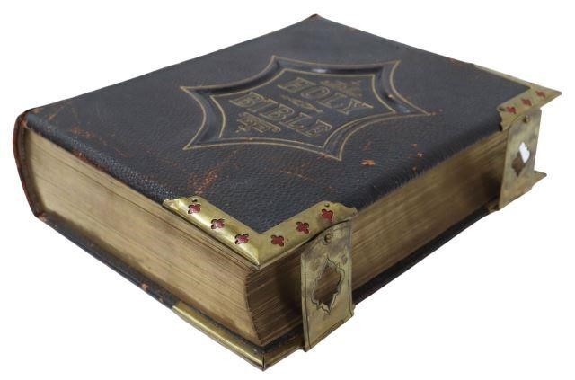 ENGLISH LEATHER-BOUND ILLUSTRATED