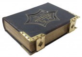 ENGLISH LEATHER-BOUND ILLUSTRA