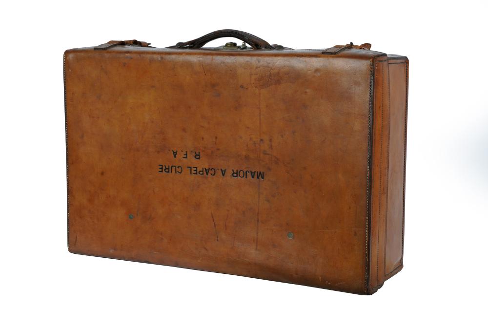 ENGLISH LEATHER FIELD SUITCASE