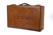 ENGLISH LEATHER FIELD SUITCASE