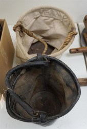 ENGLISH LEATHER WATER BUCKET A