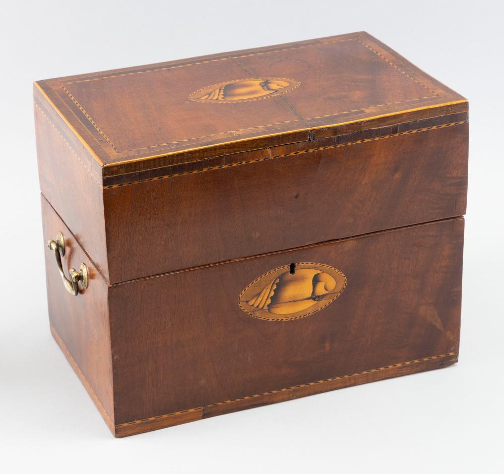 ENGLISH LIQUOR CHEST 19TH CENTURY