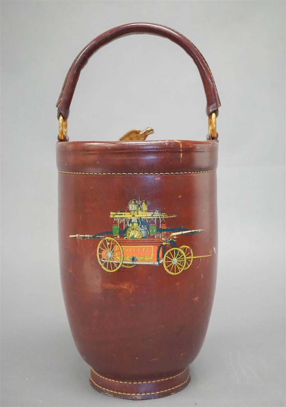 ENGLISH 'LOYAL' LEATHER FIRE BUCKET