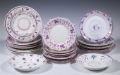 ENGLISH LUSTREWARE PLATES Lot