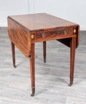 ENGLISH MAHOGANY ADAM PEMBROKE