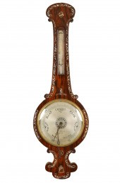 ENGLISH MAHOGANY AND MOTHER-OF