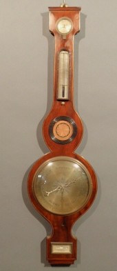 English mahogany banjo-form ba