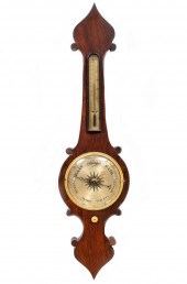 ENGLISH MAHOGANY BAROMETEREngl