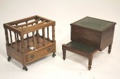ENGLISH MAHOGANY BEDSIDE STEPS