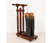 English mahogany boot jack wit