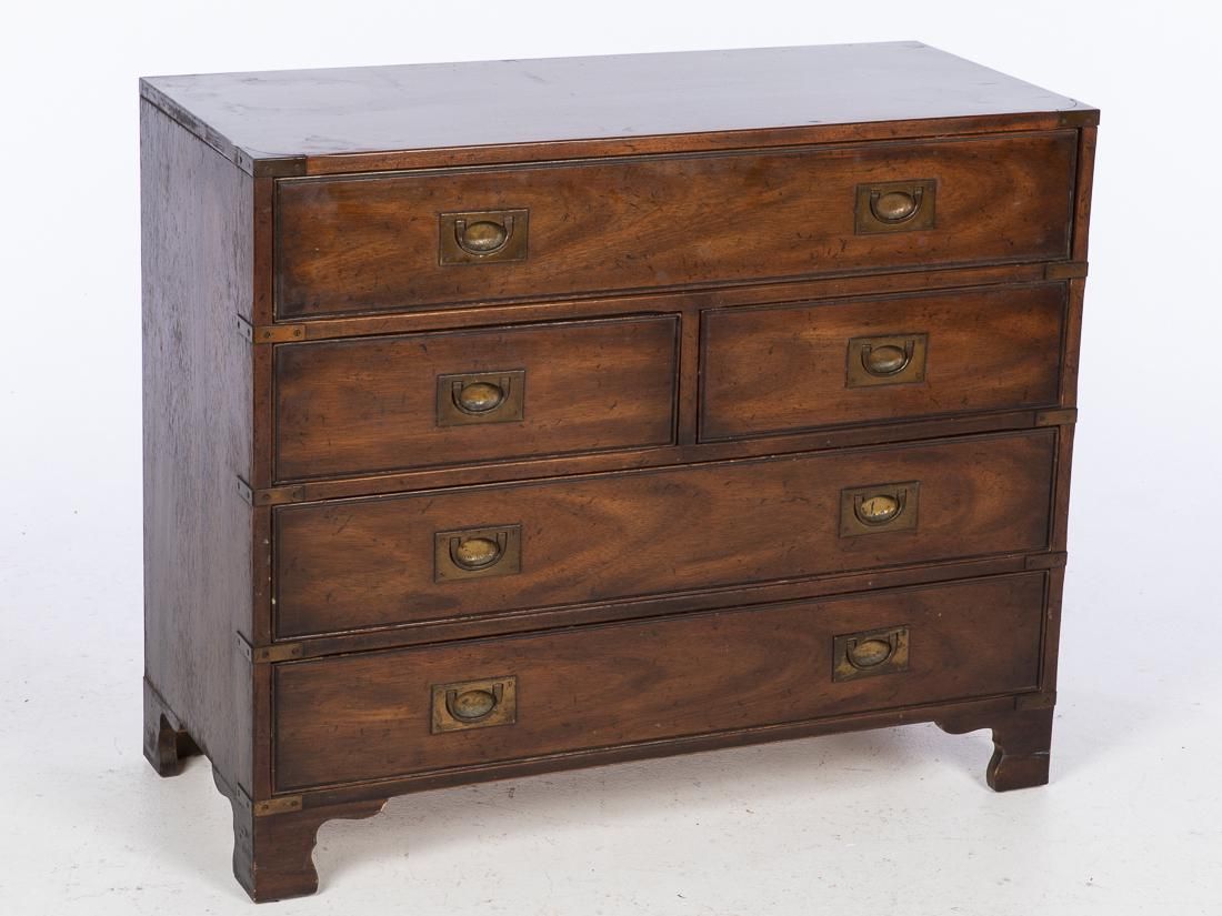 ENGLISH MAHOGANY BRASS MOUNTED