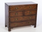 ENGLISH MAHOGANY BRASS MOUNTED