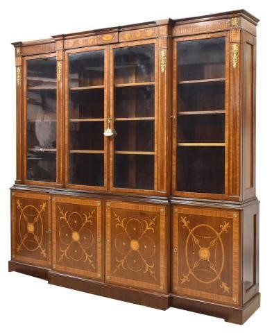 ENGLISH MAHOGANY BREAKFRONT