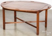ENGLISH MAHOGANY BUTLERS TRAY