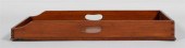ENGLISH MAHOGANY BUTLER'S TRAY